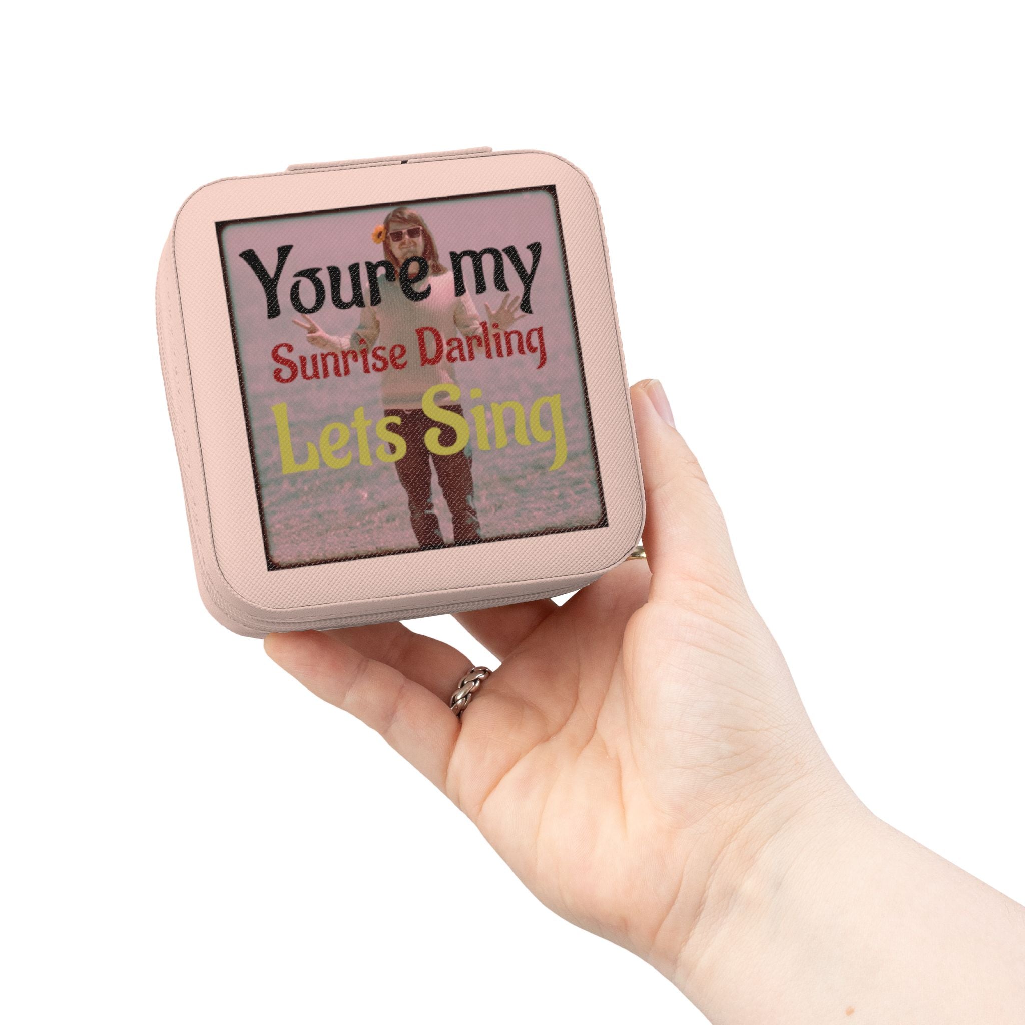Jewelry Travel Case – "You’re My Sunrise Darling, Let’s Sing"