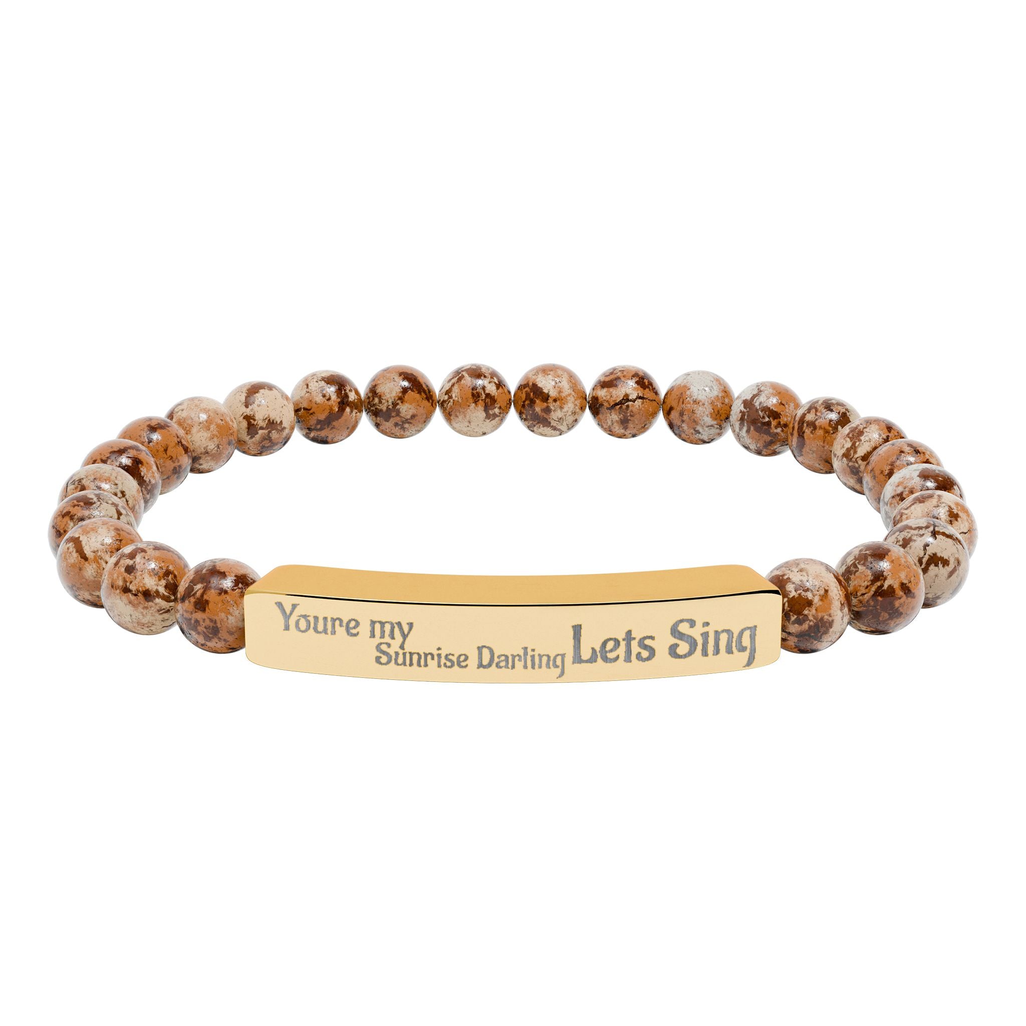 Sunrise Darling Natural Stone Bead Bracelet