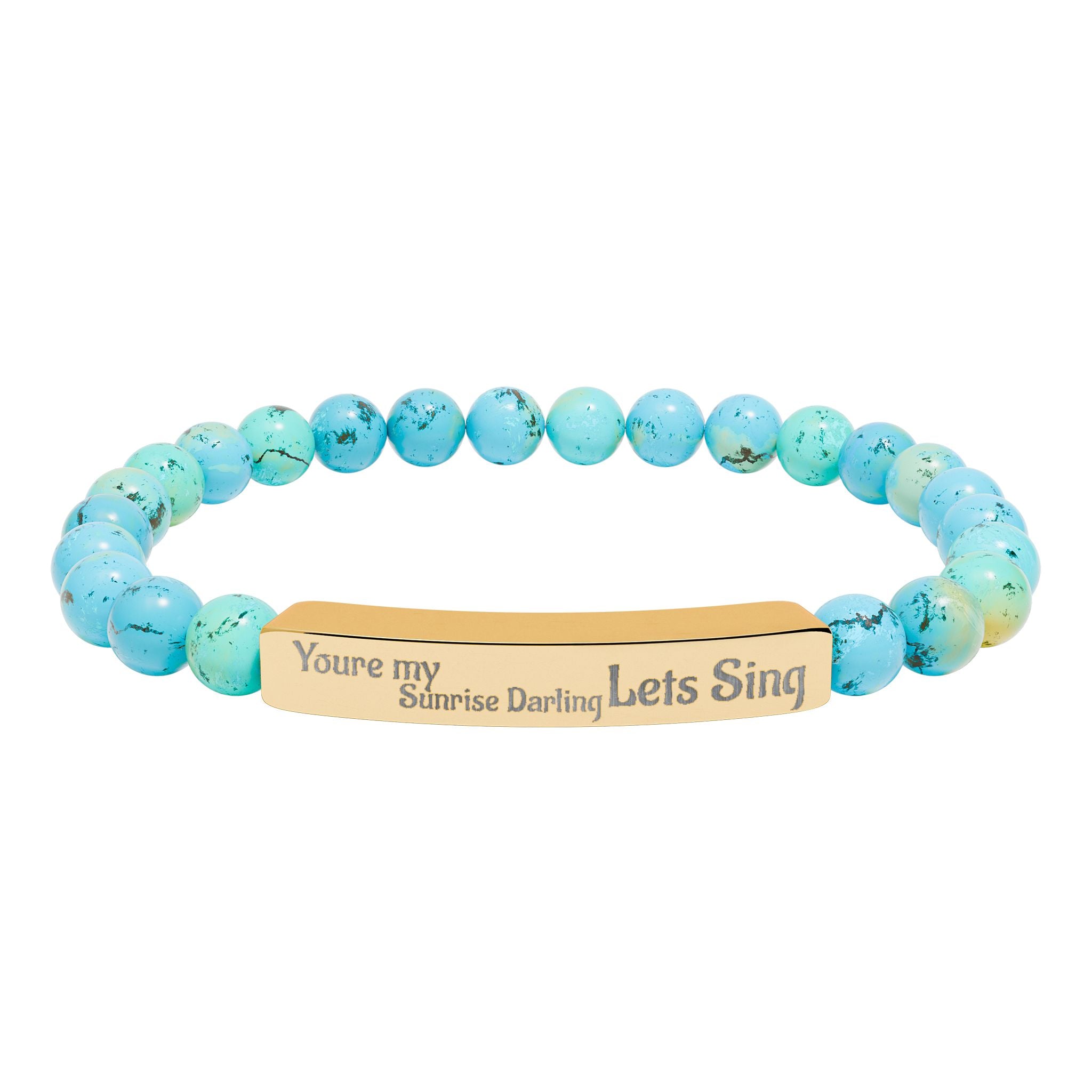 Sunrise Darling Natural Stone Bead Bracelet