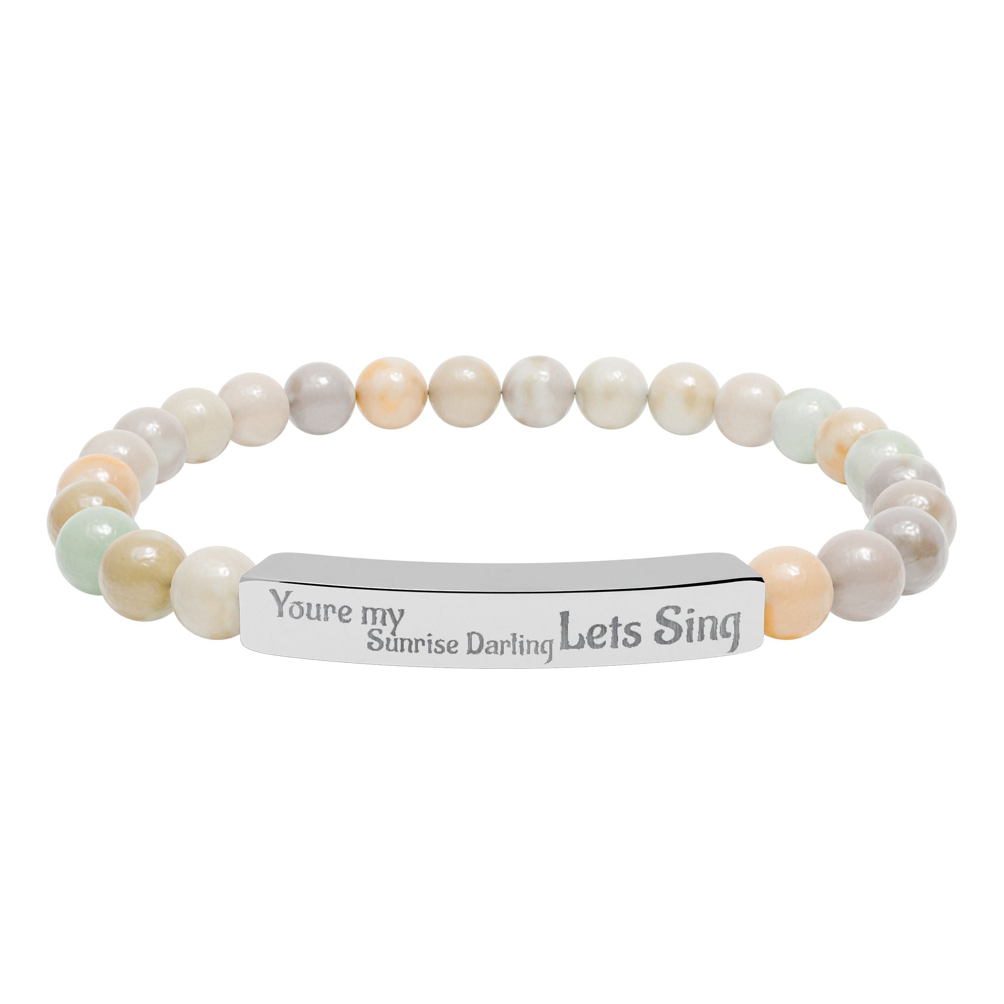 Sunrise Darling Natural Stone Bead Bracelet