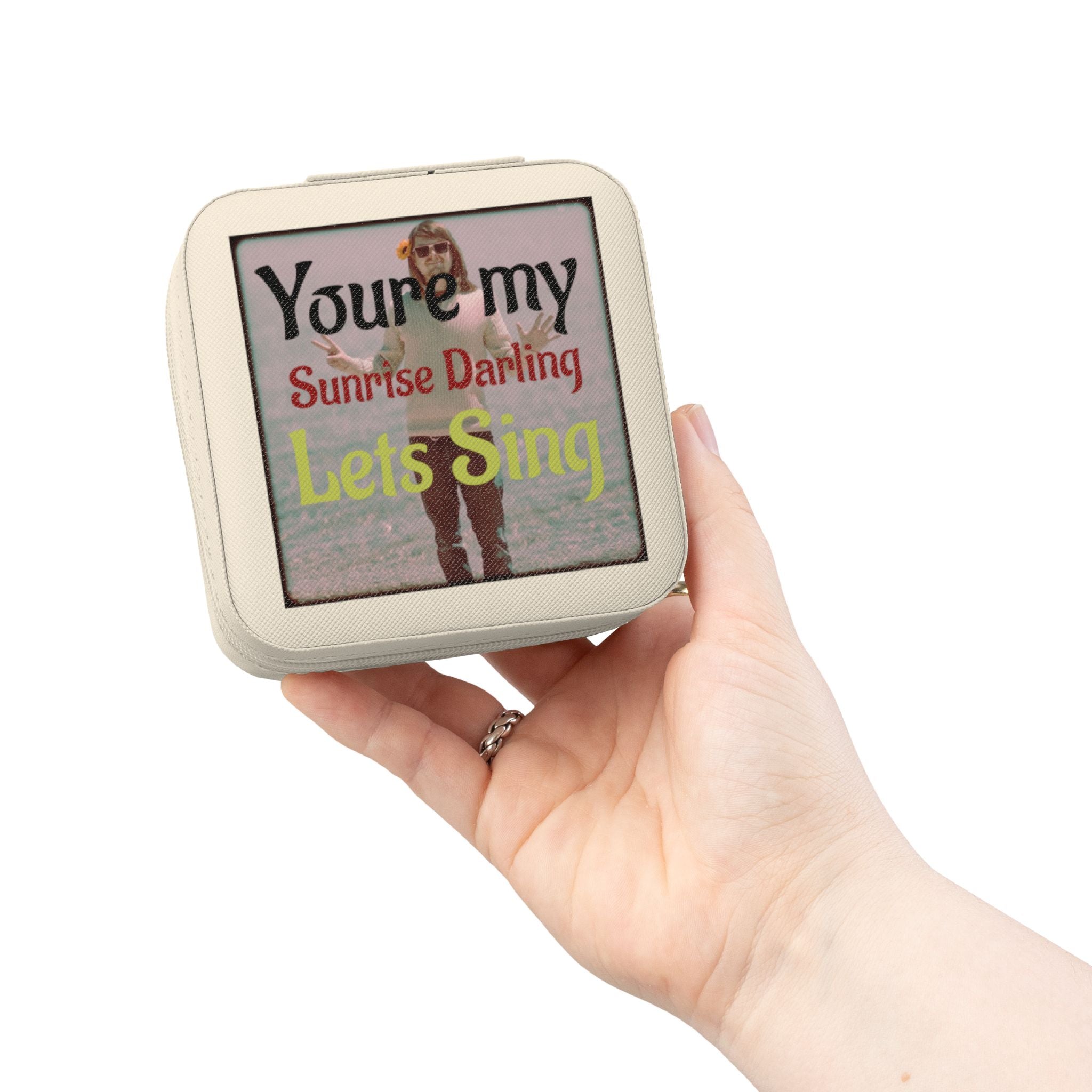 Jewelry Travel Case – "You’re My Sunrise Darling, Let’s Sing"