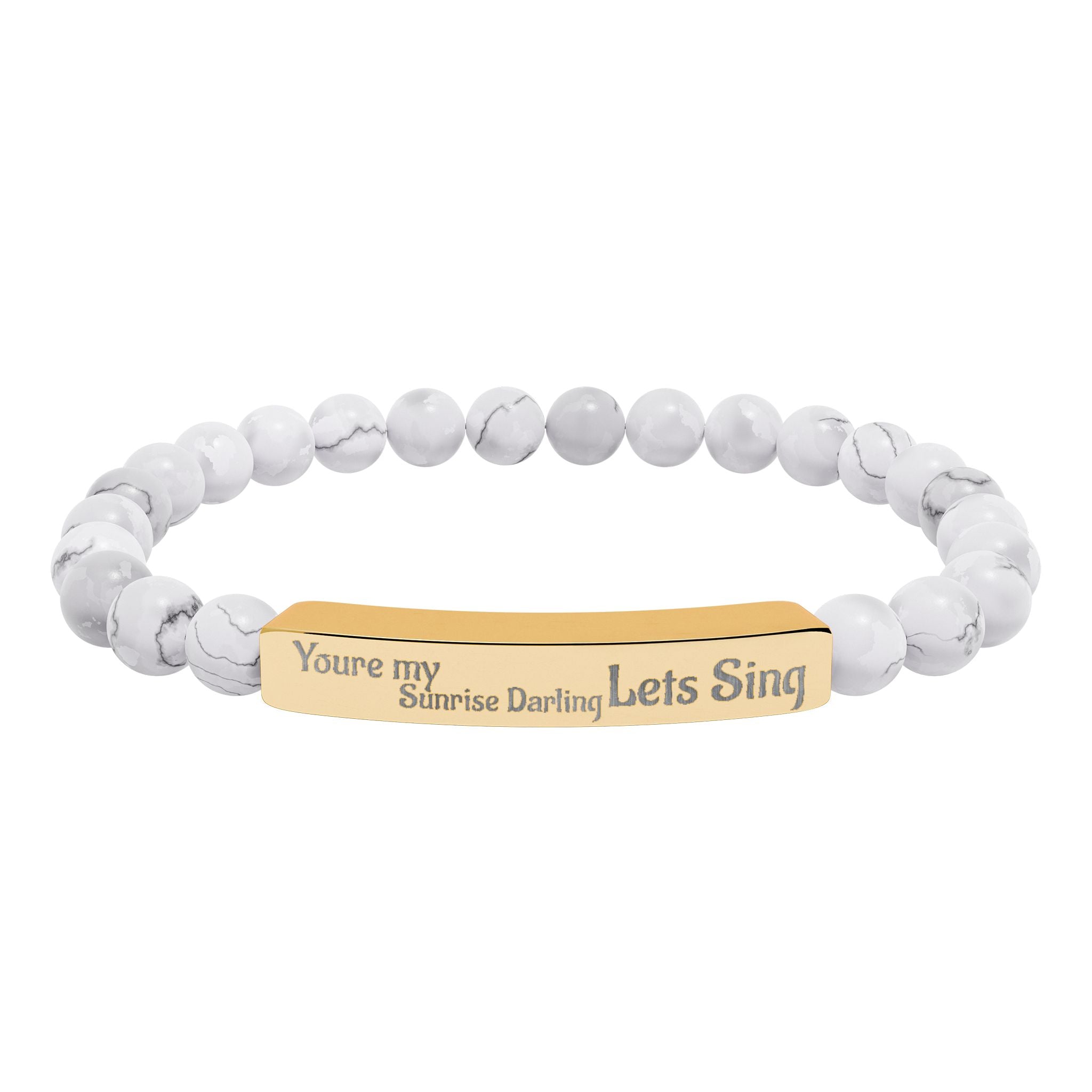 Sunrise Darling Natural Stone Bead Bracelet